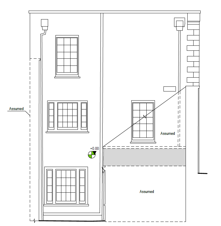 06_Existing side elevation 1